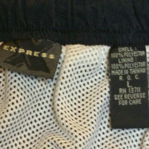 EXPRESS Board Length Swim Trunks - Picture 2 of 6